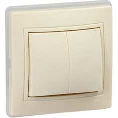 Двухклавишный выключатель IEK