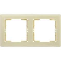 Двухместная горизонтальная рамка IEK