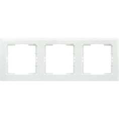 Трехместная горизонтальная рамка IEK