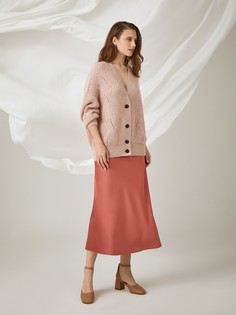 Юбка А-силуэта из лёгкого атласа (46) Elis