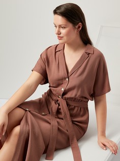 Платье-рубашка с коротким рукавом (52) Lalis