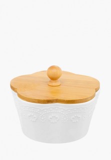 Контейнер для хранения продуктов Elan Gallery "Белый узор" 760 мл