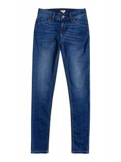 Женские Узкие Джинсы Roxy Stand By You Medium Blue