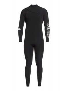 Мужской Гидрокостюм С Молнией На Груди Quiksilver 3/2Mm Highline Ltd Monochrome Black