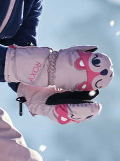 Сноубордические Варежки ROXY Snows Up Dawn Pink