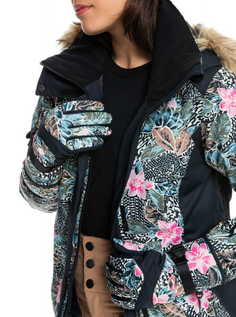 Женские Сноубордические Перчатки Jetty True Black Ubuda Roxy