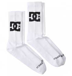 Высокие Носки Dc Star 2 Pack (2 Пары) White