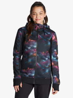 Худи На Молнии Roxy Frost Warmflight® True Black Pensine