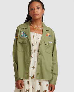 Женская Куртка RVCA-Рубашка Melisssa Grisancich Saigon