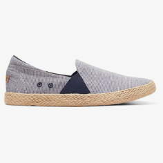 Женские Слипоны Roxy Brayden Jute Nautical Blue
