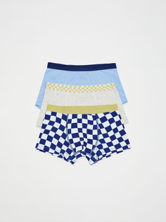 Набор из 3 трусов-боксеров для мальчиков (принт, 146-152) Sela