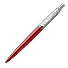 Ручка шариковая Parker Jotter Kensington Red CT М, красная, синие чернила