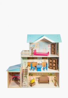 Дом для куклы Paremo "Беатрис Гранд", с мебелью 11 предметов, для кукол 30 см