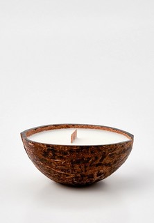 Свеча ароматическая Diego Ferru «Райское Наслаждение» в половинке кокоса, 150 мл