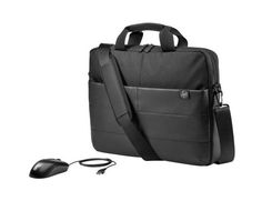 Сумка HP Classic Briefcase для ноутбука 15.6" черный синтетика (1FK07AA)