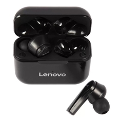 Наушники Lenovo с микрофоном (TWS) QT82, черный (QXD1B07930)