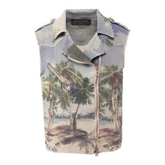 Льняной жилет Balmain