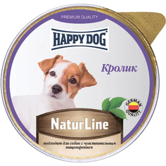 Корм для собак Happy dog Natur Line с кроликом 125 г