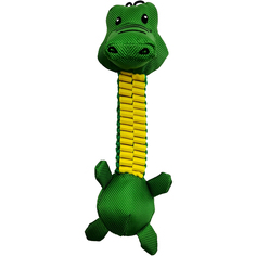 Игрушка для собак CHOMPER Long Крокодил с длинной шеей и пищалками 30 см