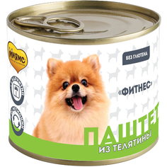 Корм для собак МНЯМС Фитнес паштет из телятины 200 г