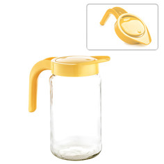 Кувшины кувшин БЕРОССИ Бочонок 1,5л с крышкой стекло,пластик Berossi