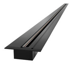 Шинопровод Встраиваемый однофазный шинопровод с вводом питания и заглушкой Elektrostandard TRLM-1-200-BK a046196