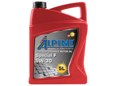 Масло Масло моторное синтетическое Alpine Special F 5W-30 5L 0100182