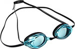 Очки для плавания Bradex серия Спорт, черные цвет линзы - голубой SF 0395