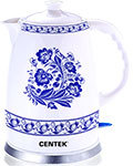 Чайник электрический Centek CT-1058 (гжель) керамика
