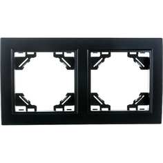 Двухместная горизонтальная рамка STEKKER