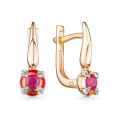 Золотые серьги Алькор