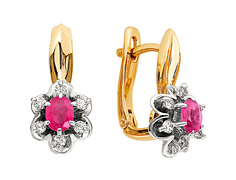 Золотые серьги Алькор