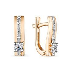 Золотые серьги Алькор