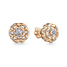 Золотые серьги Алькор