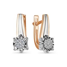 Золотые серьги Алькор