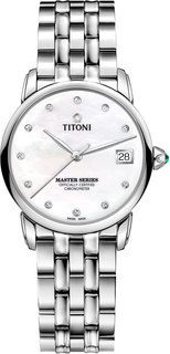 Швейцарские женские часы в коллекции Master Series Titoni