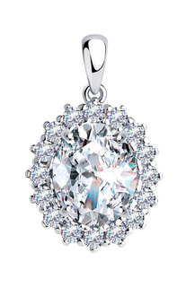 Серебряные кулоны, подвески, медальоны Diamant