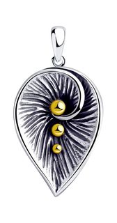 Серебряные кулоны, подвески, медальоны Diamant