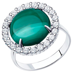 Серебряные кольца Diamant