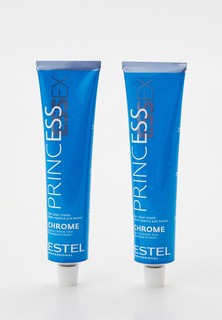 Краска для волос Estel PRINCESS ESSEX CHROME для окрашивания 8/16 светло-русый пепельно-фиолетовый 60 мл x 2 шт.
