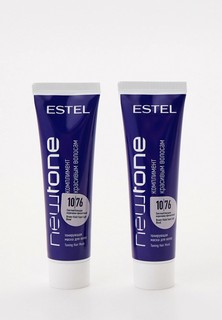 Маска для волос Estel для тонирования, NEWTONE, 10/76 светлый блондин коричнево-фиолетовый, 60 мл x 2 шт.