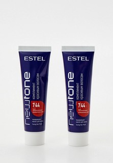 Маска для волос Estel NEWTONE для тонирования 7/44 русый медный интенсивный 60 мл x 2 шт.