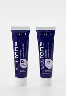 Маска для волос Estel NEWTONE, для тонирования, 10/6 светлый блондин фиолетовый, 60 мл x 2 шт.