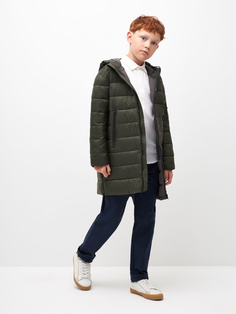 Стеганое пальто для мальчиков (зеленый, 134) Sela