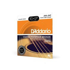 Струны для акустической гитары DAddario EXP15