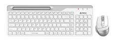 Клавиатура + мышь A4Tech Fstyler FB2535C белый/серый