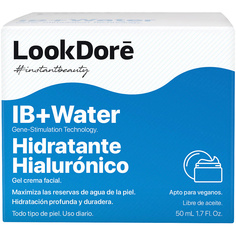 Гель-крем для интенсивного увлажнения IB+WATER MOISTURISING HYALURONIC 50 МЛ Look Dore