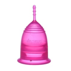 Менструальная чаша P-BAG размер M пурпурная Lila Cup
