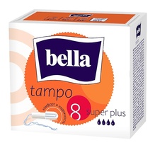 Тампоны без аппликатора Tampo Super plus Bella