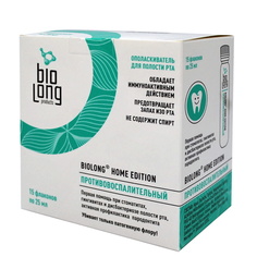 Ополаскиватель для полости рта "ПРОТИВОВОСПАЛИТЕЛЬНЫЙ" 380 МЛ БИОЛОНГ